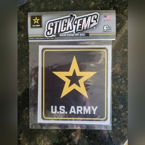 NEW Stick Ems US Army Weather Resistant Vinyl Decal
